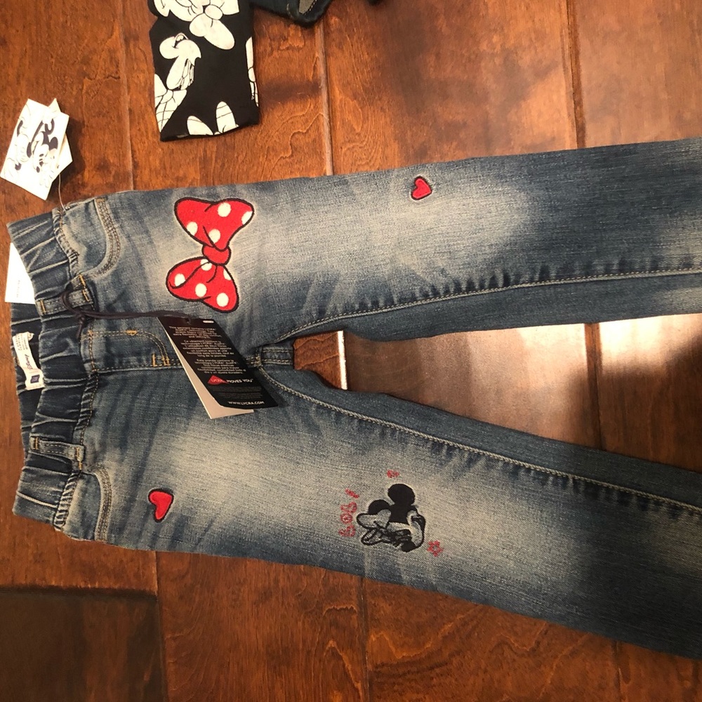 Baby gap kids size 3t Minnie Mouse denim